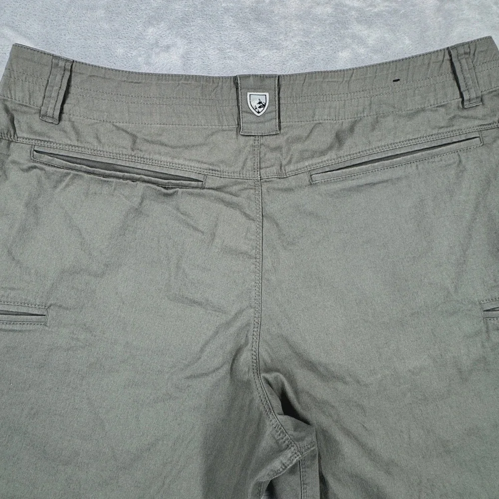 KUHL Resistor Lite Chino Shorts Mens 36 Green 10.5
